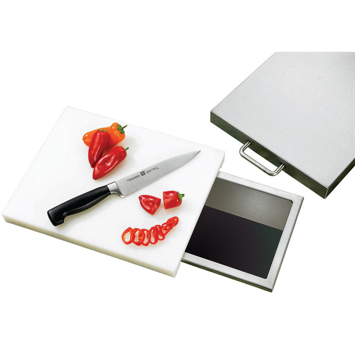 TrueFlame 14"x10" Trash Chute & Cutting Board with Lid - TF-TC-14