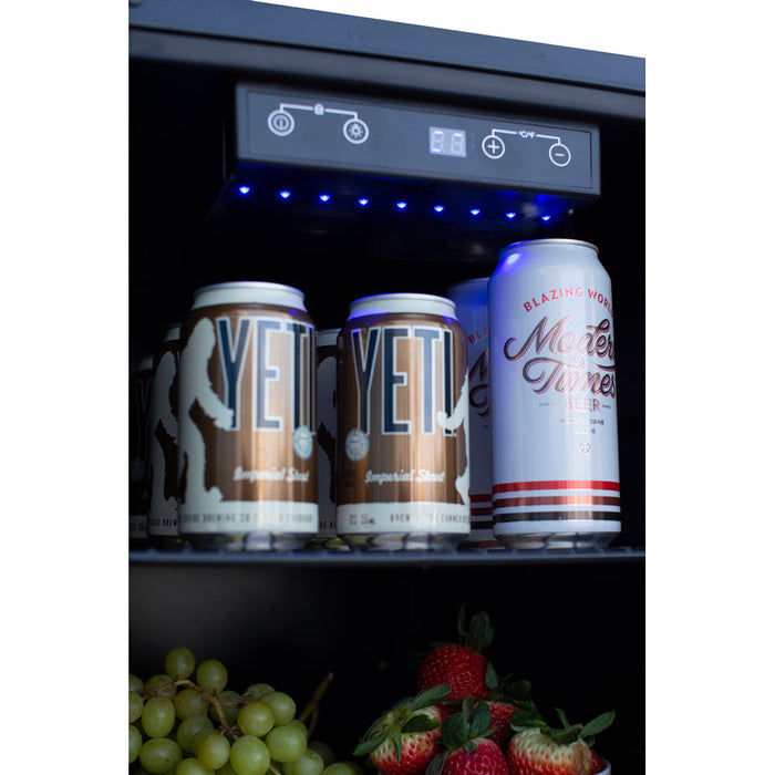 TrueFlame 15" Outdoor Rated Wine Cooler - TF-RFR-15W Additional Image-4
