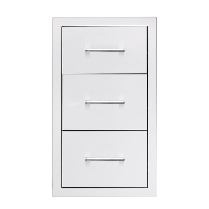 TrueFlame 17" Triple Drawer - TF-DR3-17