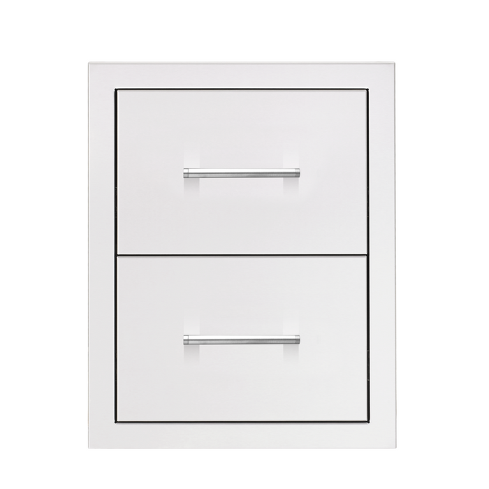 TrueFlame Double Drawer Paper Towel Holder Combo - TF-DR2TDC-17M-A