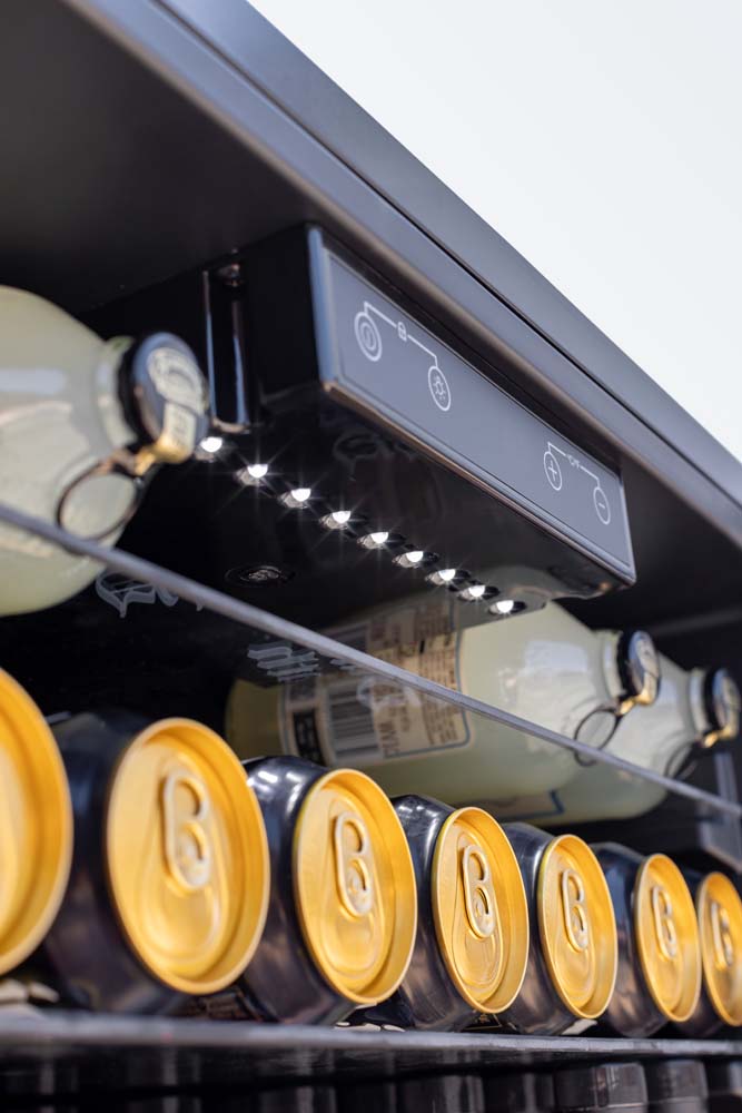 AMD 24" 5.1c Outdoor Rated Refrigerator with Glass Door and Glass Shelves - AMD-RFR-24G - 7