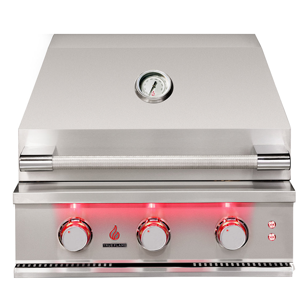 TrueFlame 25-Inch 3-Burner Built-In Gas Grill