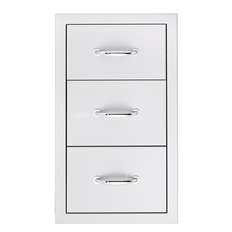 TrueFlame 17" Triple Drawer - TF-DR3-17