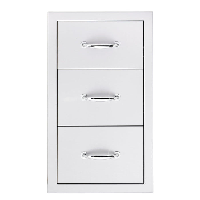 TrueFlame 17" Triple Drawer - TF-DR3-17
