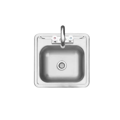 TrueFlame 15"x15" Drop-in Sink - TF-NK-15D