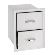 TrueFlame 17" Double Drawer - TF-DR2-17-A - 1