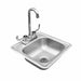 TrueFlame 15"x15" Drop-in Sink - TF-NK-15D - 1