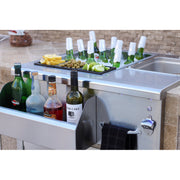 TrueFlame 30" Lighted Beverage & Prep Station - TF-BC-30L - 3