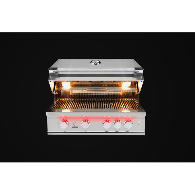 TrueFlame 40" 5 Burner Built-In Grill - TF40 - 9