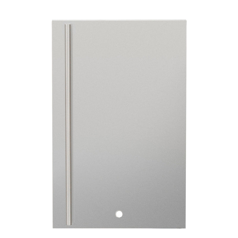 AMD 22" 4.1c Outdoor Approved Fridge Stainless Steel Reversible Door with Lock - AMD-RFR-22S