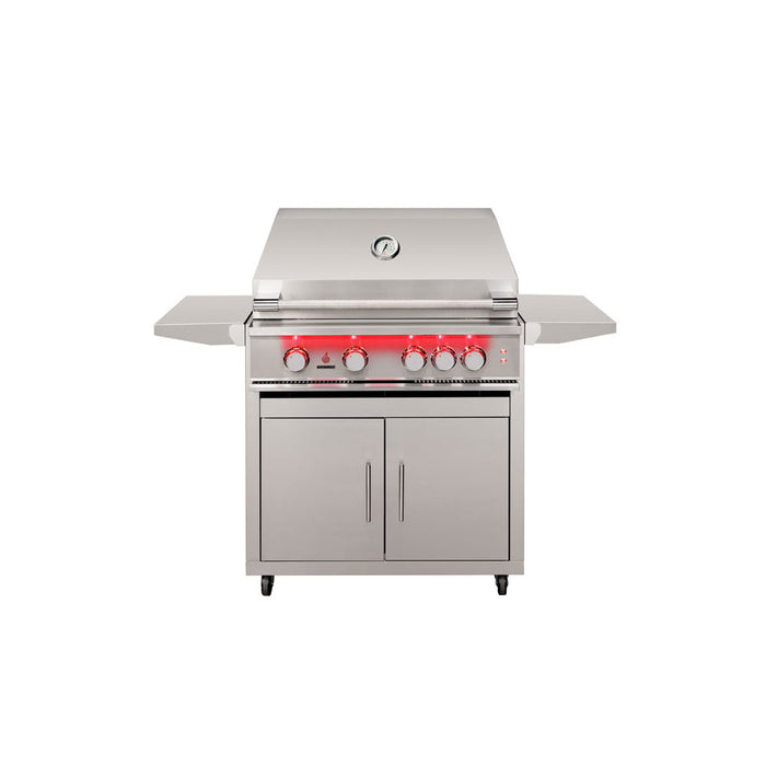 TrueFlame Deluxe Freestanding Grill Cart - CART-TF-DC