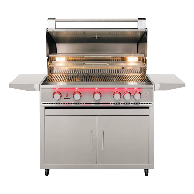 TrueFlame 40" Freestanding Grill - TF40+CART-TF-40DC