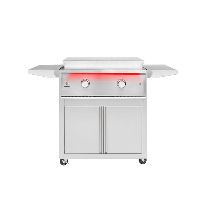 TrueFlame Freestanding Griddle - TFG30+CART-TF-GRID30