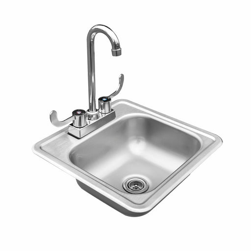 TrueFlame 15"x15" Drop-in Sink - TF-NK-15D Additional Image-1
