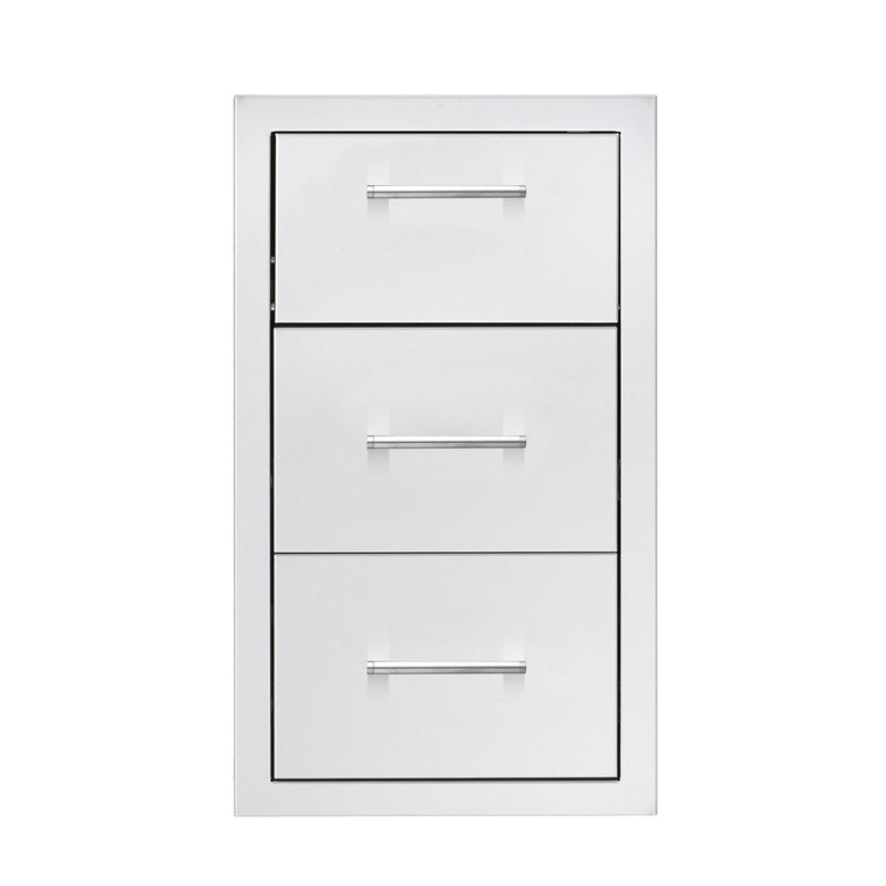 TrueFlame 17" Masonry Vertical 2-Drawer & Paper Towel Holder Combo - TF-TDC-17M