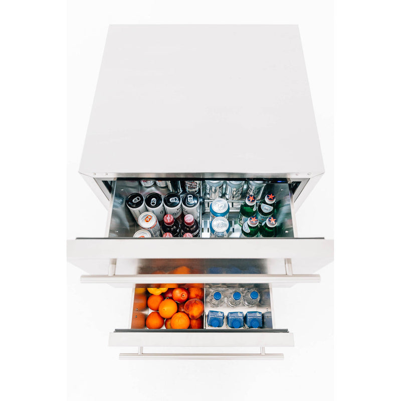 TrueFlame 24" 5.3C Deluxe Outdoor Rated 2-Drawer Refrigerator - TF-RFR-24DR2 Additional Image-4