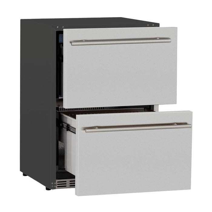 TrueFlame 24" 5.3C Deluxe Outdoor Rated 2-Drawer Refrigerator - TF-RFR-24DR2 Additional Image-7