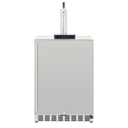 TrueFlame 24" 6.6C Deluxe Outdoor Rated Kegerator - TF-RFR-24DK-P Additional Image-1