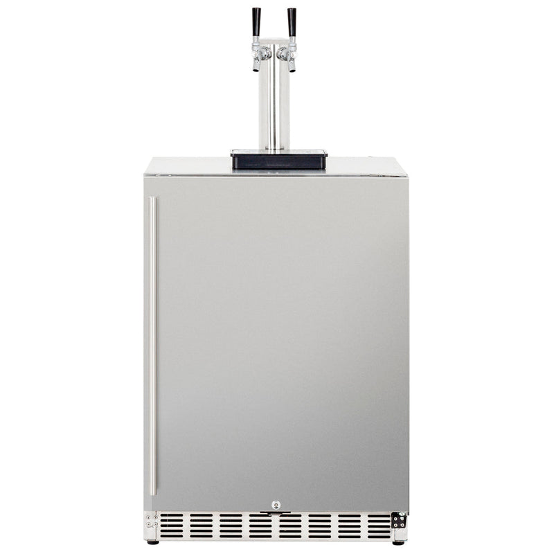 TrueFlame 24" 6.6C Deluxe Outdoor Rated Kegerator - TF-RFR-24DK-P Additional Image-5