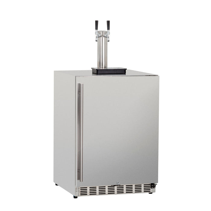TrueFlame 24" 6.6C Deluxe Outdoor Rated Kegerator - TF-RFR-24DK-P Additional Image-6