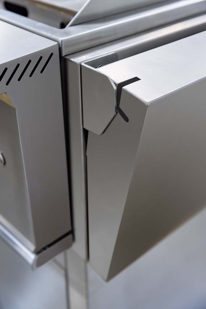 TrueFlame 30" Handleless Deluxe Cart with Fold-Down Side Shelves Fits for TFG30, TFG30L - CART-TF-GRID30 - 2