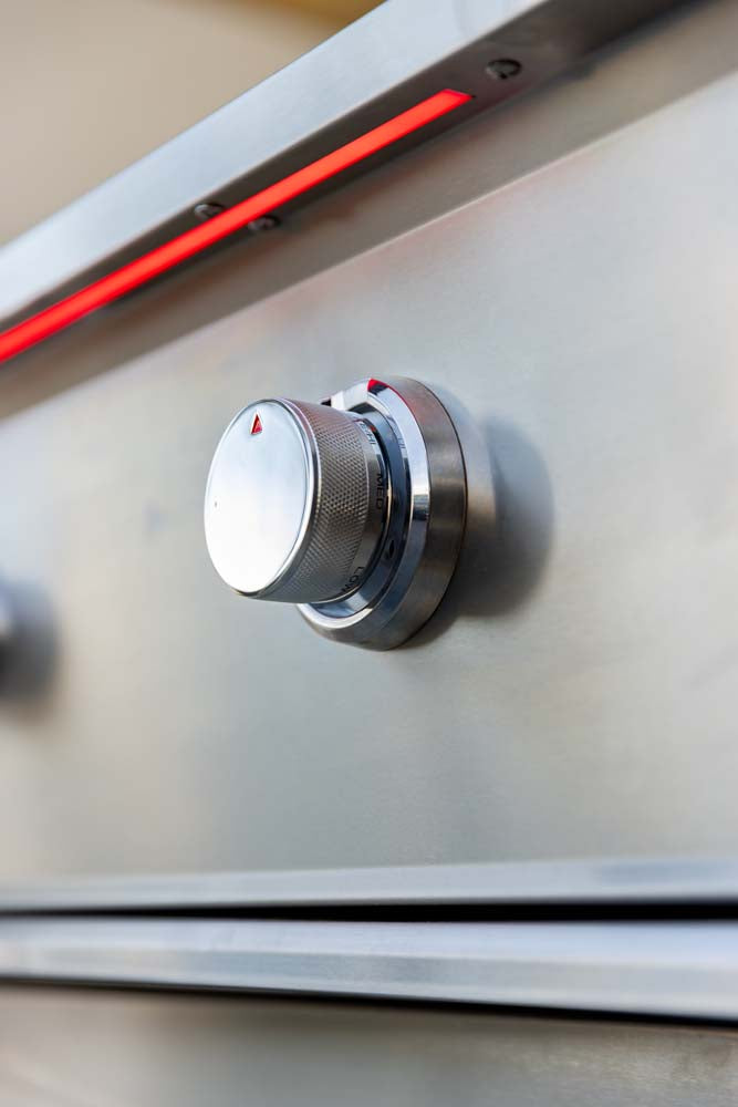 TrueFlame 30" Handleless Deluxe Cart with Fold-Down Side Shelves Fits for TFG30, TFG30L - CART-TF-GRID30 - 3