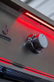 TrueFlame 30" Handleless Deluxe Cart with Fold-Down Side Shelves Fits for TFG30, TFG30L - CART-TF-GRID30 - 4