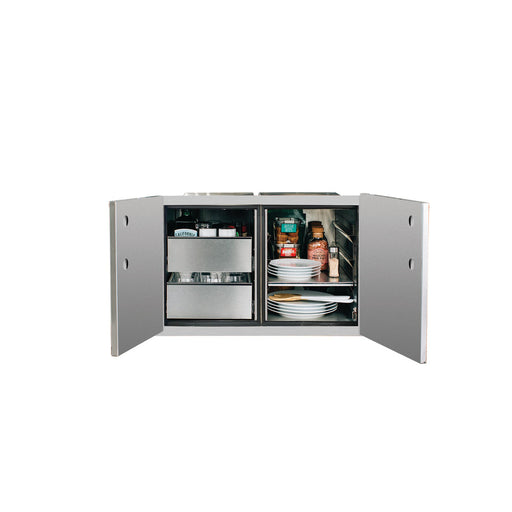 TrueFlame 36" 2-Drawer Dry Storage Pantry & Enclosed Cabinet Combo - TF-DP-36DC Additional Image-1
