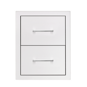 TrueFlame Double Drawer Paper Towel Holder Combo - TF-DR2TDC-17M-A